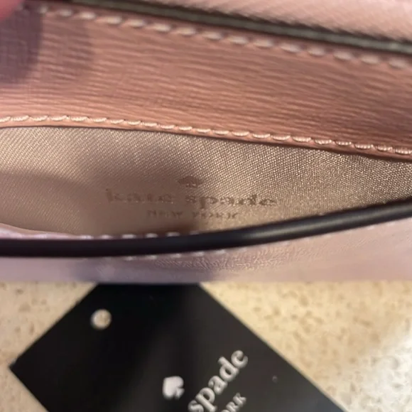 Kate Spade Madison NWT Light Pink Leather Wallet MSRP $189 - Picture 5 of 9